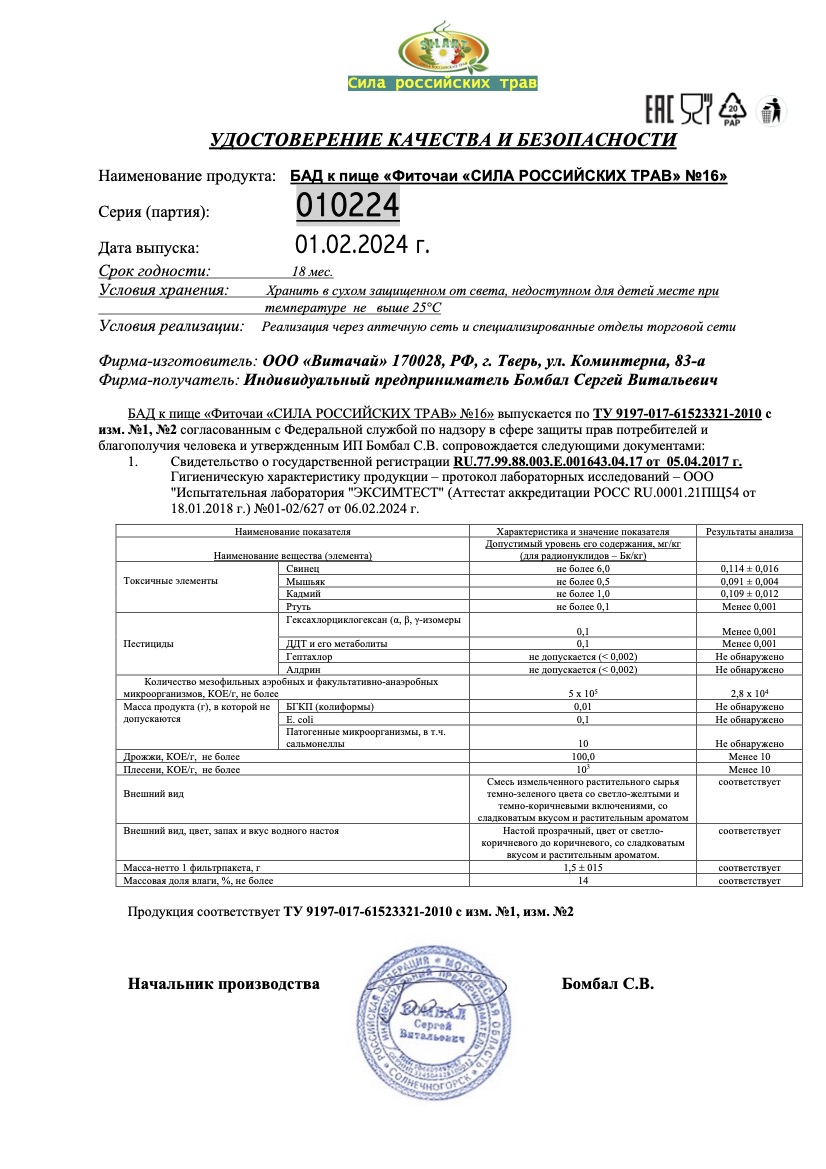 Паспорт №022024